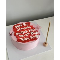 Bento Pasta (Mesajlı Pasta)